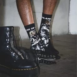 Tom Of Finland Leather Duo - Dress Crew Socks -Outdoor Skates Shop 81ow yIUSoS. AC UX679 91528.1682026478