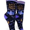 Bat Shit Crazy Womens Crew Socks