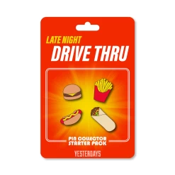 Late Night Drive Thru Enamel Pin Pack