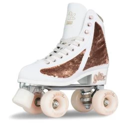 Glitz Sequin Roller Skates - Rose Gold