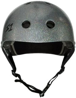 S1 Lifer Helmet - Glitter Silver -Outdoor Skates Shop Lifer SilverGlossGlitter Front 52880.1525129742 22682.1649114946
