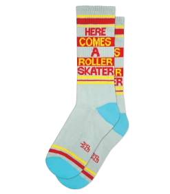 Here Comes A Roller Skater Socks