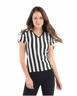 Junior's V-Neck Ref Shirt Womens B02