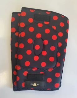 1Tri Knee Gaskets - Red Polka Dots