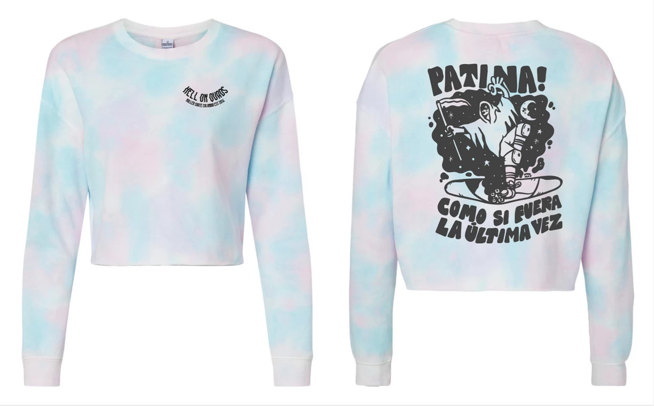 Patina! Cropped Tie Dye Sweatshirt