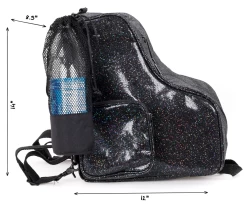 Freewheelin' Roller Skate Crossover Bag - Glam Glitter Rainbow Black -Outdoor Skates Shop Screen Shot 2022 11 14 at 2.36.11 PM 16911.1668454651