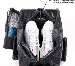Freewheelin' Roller Skate Crossover Bag - Glam Glitter Rainbow Black -Outdoor Skates Shop Screen Shot 2022 11 14 at 2.36.46 PM 35451.1668454651