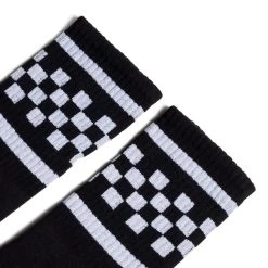 Socco Checkered Crew Socks - Black With White Checkers -Outdoor Skates Shop Socco C1 Angle46 2149b947 8295 492f 8072 e2c98c8f1fc7 1296x 86585.1648467452