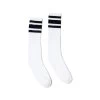 Socco Knee High Socks - White With Black Stripes