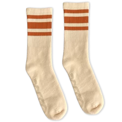 Socco Organic Rust Striped Socks