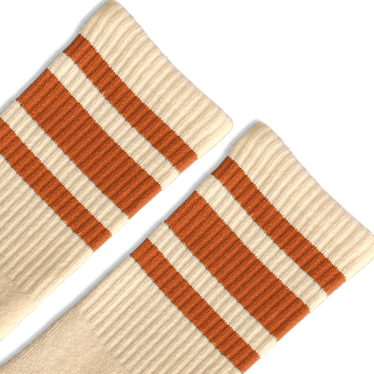 Socco Organic Rust Striped Socks 2 Socco Organic Rust Striped Socks - Image 2