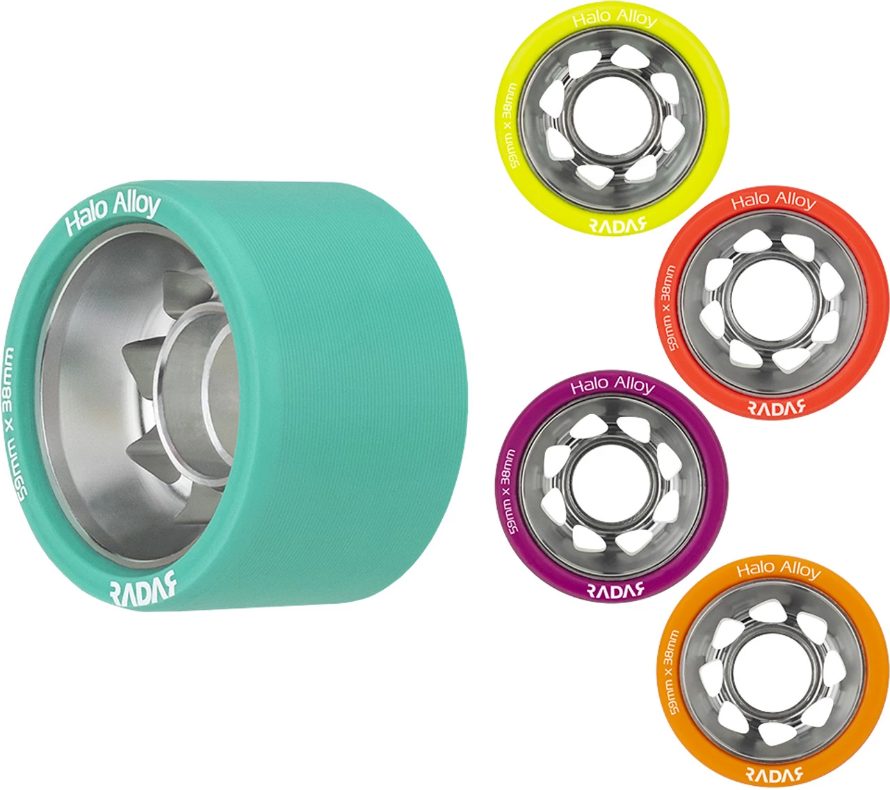 Radar Halo Alloy Wheels 4-Pack 1 Radar Halo Alloy Wheels 4-Pack