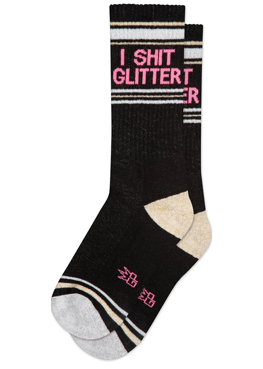 I Shit Glitter Socks