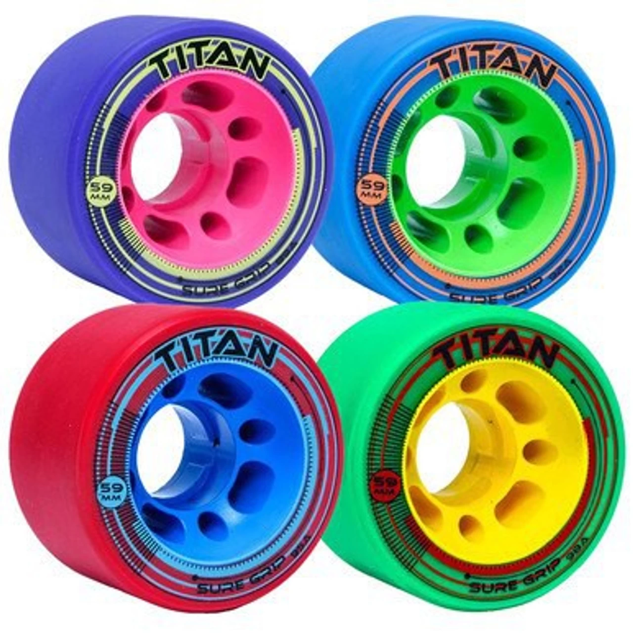 Sure-Grip Titan Wheels 4-Pack 1 Sure-Grip Titan Wheels 4-Pack
