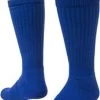 Mach III Knee High Socks - Blue With Gold Stripes