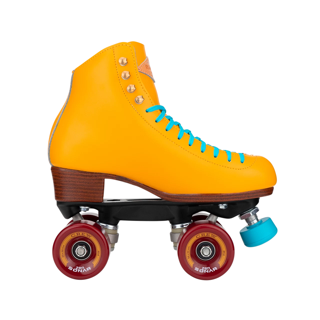 Riedell Crew Roller Skates - Tumeric 1 Riedell Crew Roller Skates - Tumeric