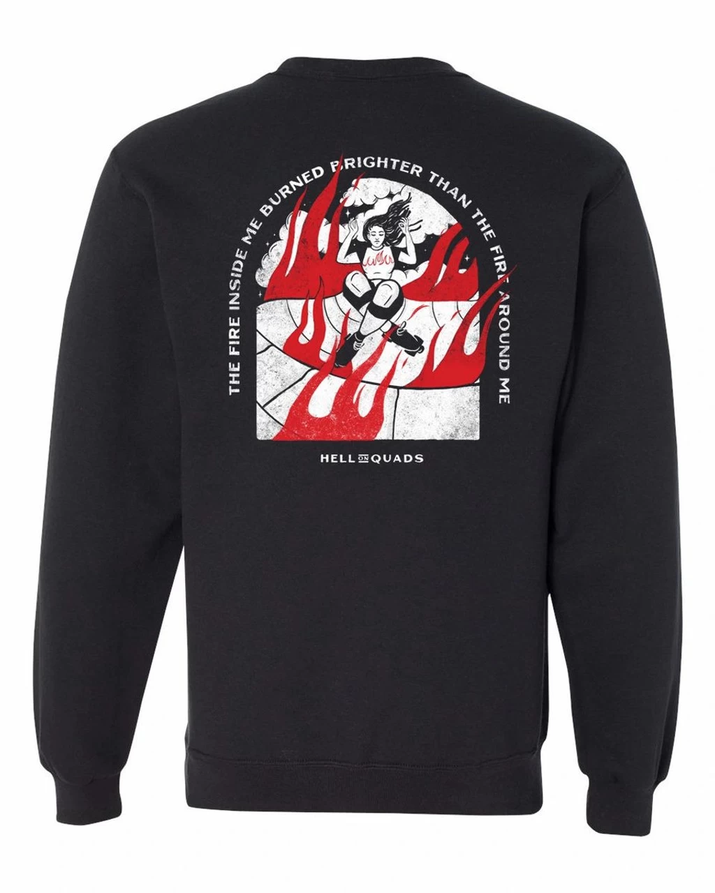 Hell On Quads Black Crewneck Sweatshirt 1 Hell On Quads Black Crewneck Sweatshirt