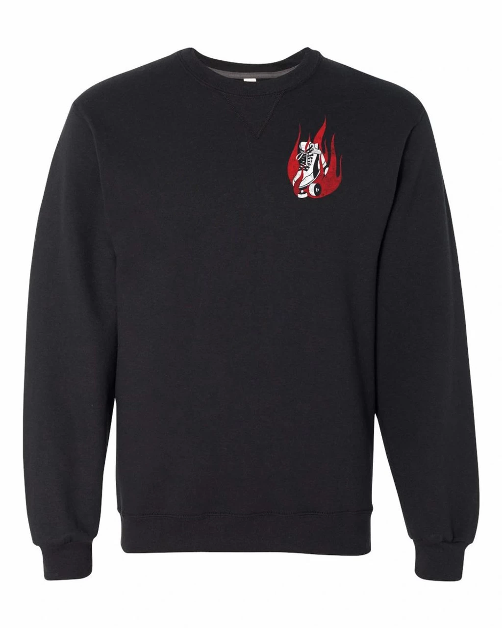 Hell On Quads Black Crewneck Sweatshirt 2 Hell On Quads Black Crewneck Sweatshirt - Image 2