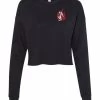 Hell On Quads Black Crop Sweatshirt