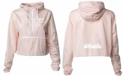 Cropped Skate Windbreaker - Pink