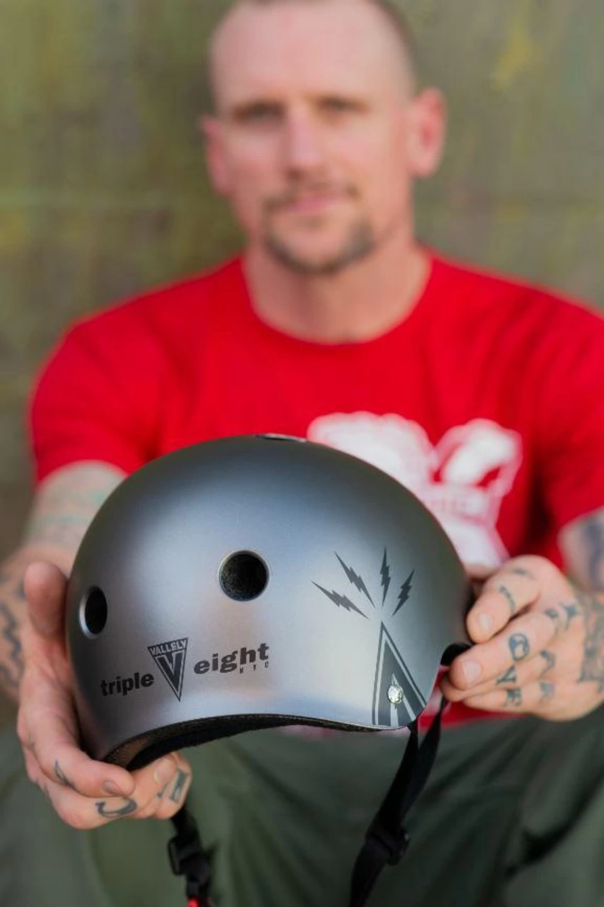 Triple 8 Certified Sweatsaver Helmet - Mike Vallely Signature Edition 5 Triple 8 Certified Sweatsaver Helmet - Mike Vallely Signature Edition - Image 5