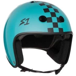 S1 Retro Lifer - Lagoon Gloss W/ Black Checkers