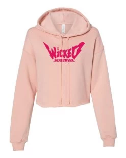 Wicked Skatewear Cropped Hooded Sweatshirt